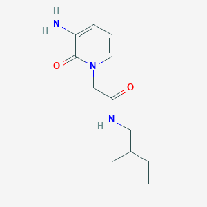 molecular formula C13H21N3O2 B8346640 2-(3-Amino-2-oxopyridin-1(2H)-yl)-N-(2-ethylbutyl)acetamide 