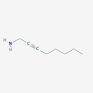 molecular formula C8H15N B8346754 2-Octyn-1-ylamine CAS No. 206183-09-7