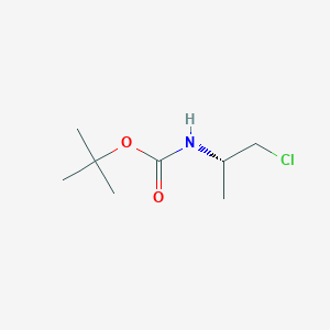 molecular formula C8H16ClNO2 B8346766 t-butyl (1S)-2-chloro-1-methylethylcarbamate 