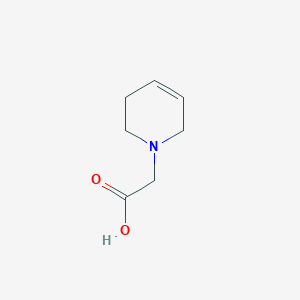 molecular formula C7H11NO2 B8346851 1,2,5,6-Tetrahydropyridinyl acetic acid 