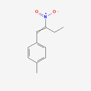 molecular formula C11H13NO2 B8346950 4-Methyl-beta-ethyl-beta-nitrostyrene 