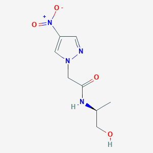 (S)-N-(1-hydroxypropan-2-yl)-2-(4-nitro-1H-pyrazol-1-yl)acetamide