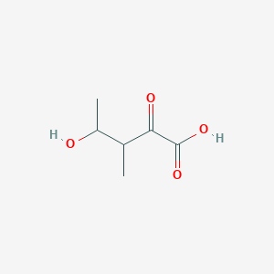 molecular formula C6H10O4 B8347001 2-Keto-3-methyl-4-hydroxyvaleric acid 
