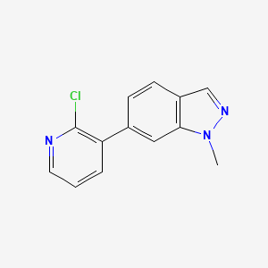 6-(-2-chloropyridin-3-yl)-1-methyl-1H-indazole