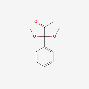 molecular formula C11H14O3 B8347172 1,1-Dimethoxy-1-phenyl-2-propanone 