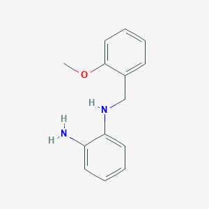 molecular formula C14H16N2O B8347262 N-(2-Methoxy-benzyl)-benzene-1,2-diamine 