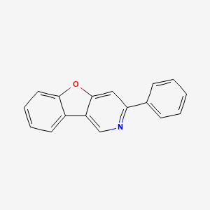 molecular formula C17H11NO B8347291 3-Phenylbenzofuro[3,2-c]pyridine 