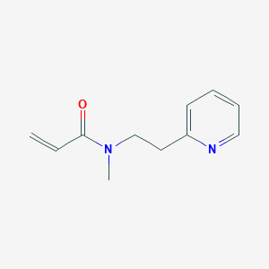 molecular formula C11H14N2O B8347330 N-methyl-N-[2-(2-pyridinyl)ethyl]-2-propenamide 