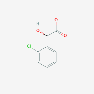 molecular formula C8H6ClO3- B8347333 (S)-(+)-2-hydroxy-2-(2-chlorophenyl)acetate 