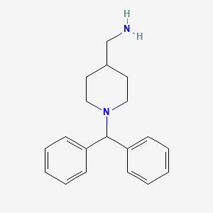 molecular formula C19H24N2 B8347400 4-Aminomethyl-1-diphenylmethylpiperidine 