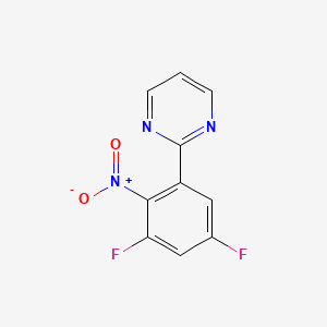 2-(3,5-Difluoro-2-nitro-phenyl)-pyrimidine