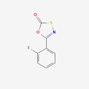 5-(2-Fluorophenyl)[1,3,4]oxathiazolin-2-one