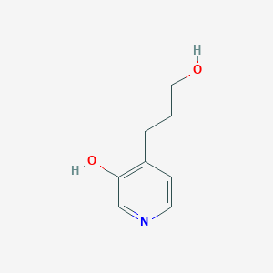 molecular formula C8H11NO2 B8347527 3-(3-Hydroxypyridin-4-yl)-1-propanol 