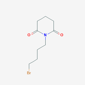 molecular formula C9H14BrNO2 B8347536 N-(4-bromobutyl)glutarimide 