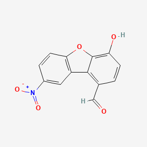 4-Hydroxy-8-nitro-1-formyl dibenzo[b,d]furan