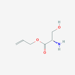 molecular formula C6H11NO3 B8347625 L-serine allyl ester 