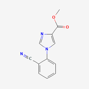 methyl 1-(2-cyanophenyl)-1H-imidazole-4-carboxylate