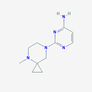 2-(4-Methyl-4,7-diazaspiro[2.5]oct-7-yl)-4-pyrimidinamine