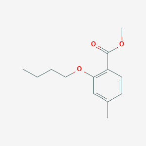 molecular formula C13H18O3 B8347831 2-Butoxy-4-methyl-benzoic acid methyl ester 