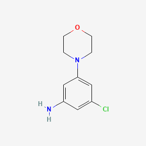 3-Chloro-5-morpholinoaniline