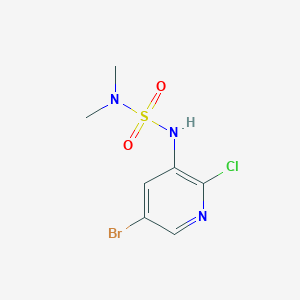 N-(5-bromo-2-chloropyridin-3-yl)dimethylaminosulfonamide