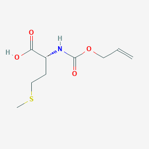 molecular formula C9H15NO4S B8348129 N-allyloxycarbonyl-D-methionine 