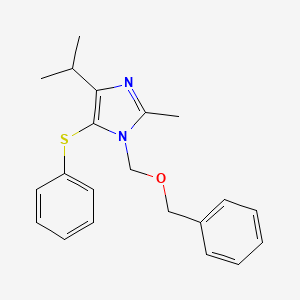 1-Benzyloxymethyl-4-isopropyl-2-methyl-5-phenylthio-1H-imidazole