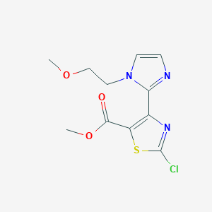 Methyl 2-chloro-4-[1-(2-methoxyethyl)-1H-imidazol-2-yl]-1,3-thiazole-5-carboxylate
