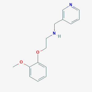molecular formula C15H18N2O2 B8348192 N-(3-Pyridyl-methyl)-o-methoxy-phenoxyethylamine 