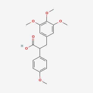 2-(4-Methoxyphenyl)-3-(3,4,5-trimethoxyphenyl)propionic acid