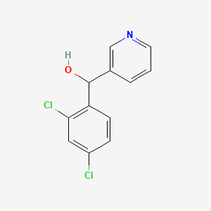 molecular formula C12H9Cl2NO B8348239 3-Pyridyl-2,4-dichlorophenylcarbinol 