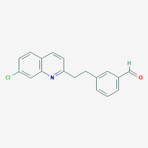 3-(2-(7-Chloroquinolin-2-yl)ethyl)benzaldehyde
