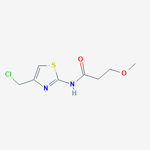 4-Chloromethyl-2-(2-methoxyethylcarbonylamino)thiazole