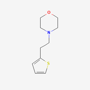 molecular formula C10H15NOS B8348326 2-(2-Morpholinoethyl)thiophene 