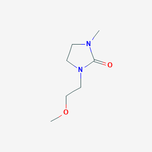 molecular formula C7H14N2O2 B8348332 1-Methyl-3-(2-methoxyethyl)-2-imidazolidinone 