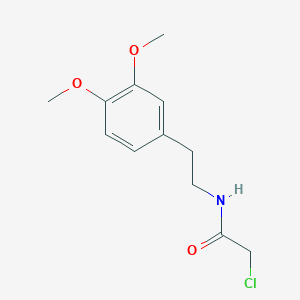 molecular formula C12H16ClNO3 B083484 2-氯-N-(3,4-二甲氧基苯乙基)乙酰胺 CAS No. 14301-31-6