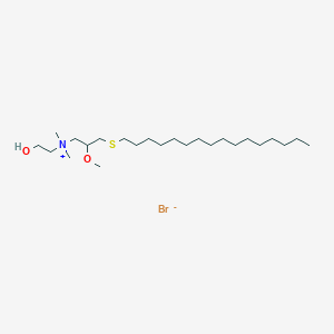 molecular formula C24H52BrNO2S B8348411 (3-Hexadecylsulfanyl-2-methoxy-propyl)-(2-hydroxyethyl)-dimethyl-ammonium 