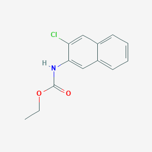 molecular formula C13H12ClNO2 B8348414 N-(3-chloro-2-naphthyl)carbamic acid ethyl ester 