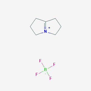 molecular formula C7H12BF4N B8348442 1-Azoniabicyclo[3.3.0]oct-1(5)-ene tetrafluoroborate 