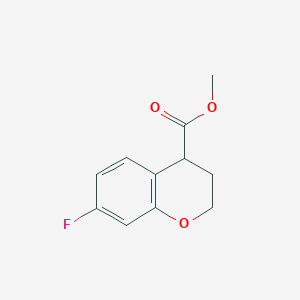 methyl 7-fluoro-3,4-dihydro-2H-chromene-4-carboxylate