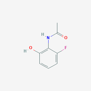 molecular formula C8H8FNO2 B8348547 N-(2-fluoro-6-hydroxyphenyl)acetamide CAS No. 384346-28-5
