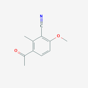 3-Acetyl-6-methoxy-2-methylbenzonitrile