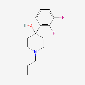 molecular formula C14H19F2NO B8348606 4-(2,3-Difluorophenyl)-1-propylpiperidin-4-ol 