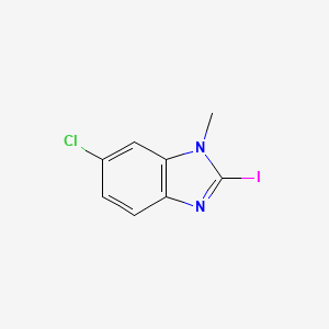 6-chloro-2-iodo-1-methyl-1H-benzo[d]imidazole