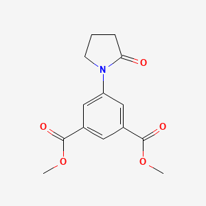 Dimethyl 5-(2-oxopyrrolidin-1-yl)isophthalate