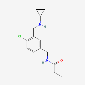 N-(4-Chloro-3-cyclopropylaminomethyl-benzyl)-propionamide