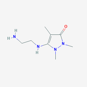 3-(2-Aminoethylamino)-1,2,4-trimethylpyrazol-5-one