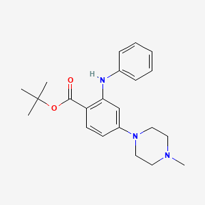 Tert-butyl 4-(4-methylpiperazin-1-yl)-2-(phenylamino)benzoate