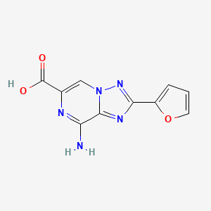 8-Amino-2-furan-2-yl-[1,2,4]triazolo[1,5-a]pyrazine-6-carboxylic acid