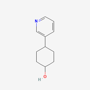 molecular formula C11H15NO B8348813 cis-4-(3-Pyridyl)cyclohexanol 